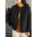 New Casual Warm Coat Khaki O Neck Pockets Women Coat