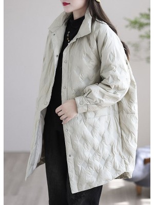 Luxury Black Pockets Patchwork fashion Winter Duck Down down coat