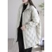 Luxury Black Pockets Patchwork fashion Winter Duck Down down coat