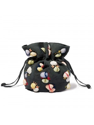 COTE D'AZUR SEASHELL EMBELLISHED  PENELOPE BAG