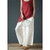 Summer cotton and linen wide-leg pants loose women's trousers